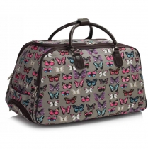 Dámská cestovní taška Butterfly 308A šedá