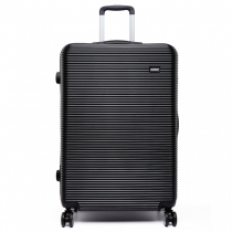 Dámský velký černý kufr na kolečkách Travel 6676
