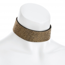 Zlatý choker náhrdelník Lydia 31458
