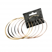 SET: Tři páry barevných náušnic Beth 31696