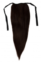 CLIP IN vlasy - culík 40 cm tmavě hnědá