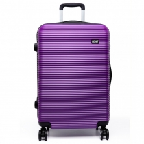 Dámský malý fialový kufr na kolečkách Travel 6676