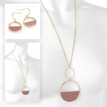 SET: Náhrdelník a náušnice ve zlaté barvě Kandy 31611