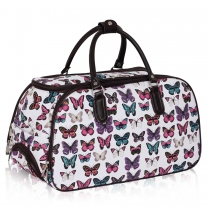 Dámská cestovní taška Butterfly 308A bílá